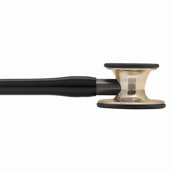 3M™ Littmann Cardiology IV Stethoscope - Champagne Chestpiece - Black Tube - Smoke Stem/Headset 27\