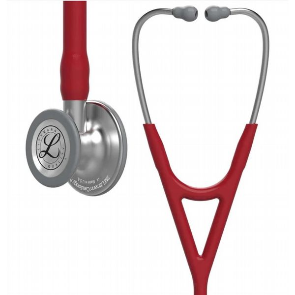3M Littmann Cardiology IV Standard Finish, Burgundy Tube - 27\