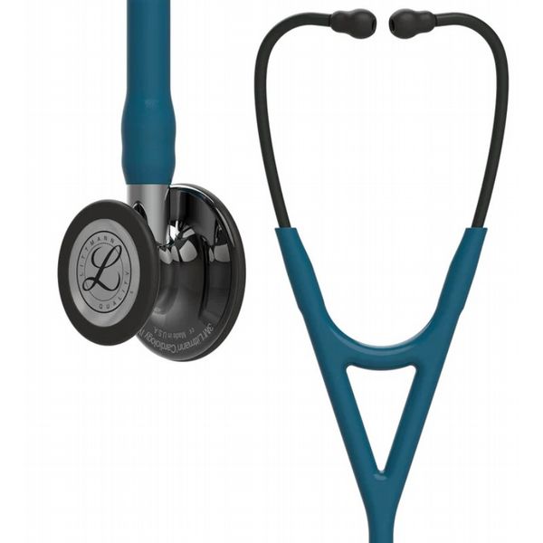 3M Littmann Cardiology IV Diagnostic Stethoscope, High Polish Smoke, Caribbean Tube - 27\