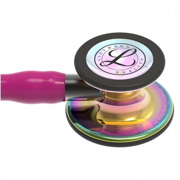 3M Littmann Cardiology IV Diagnostic Stethoscope High Polish Rainb Rasp Tube - 27\