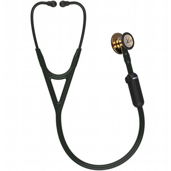 3M Littmann CORE Digital Stethoscope High Polish Copper, Black Tube