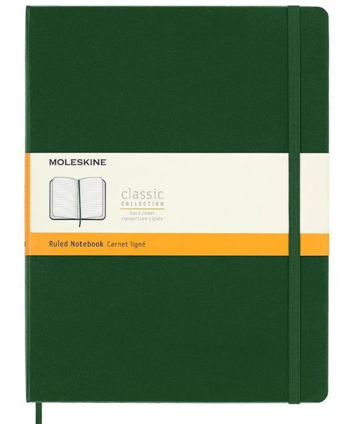 Moleskine Extra Large Ruled Hard Covercover Notebook: Myrtle Green