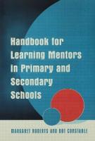 Handbook for Learning Mentors in Primary and Secondary Schools