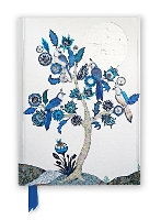 Alexandra Milton: Silver Tree of Life with Four White-throated Magpies (Foiled Journal)