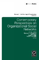 Contemporary Perspectives on Organizational Social Networks (PDF eBook)