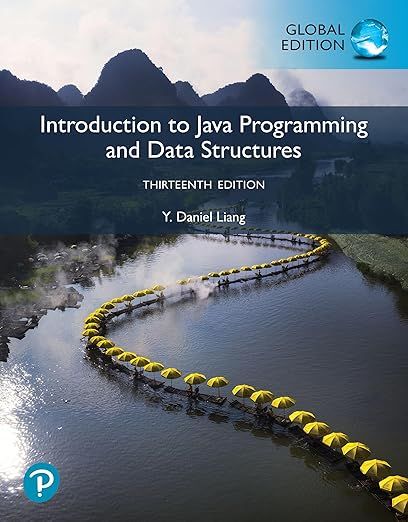 Introduction to Java Programming and Data Structures, Global Edition