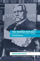 Weimar Republic, The