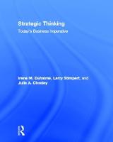 Strategic Thinking: Todays Business Imperative