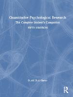 Quantitative Psychological Research: The Complete Student's Companion