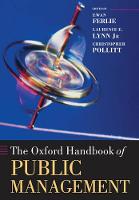 Oxford Handbook of Public Management, The