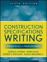 Construction Specifications Writing: Principles and Procedures (ePub eBook)