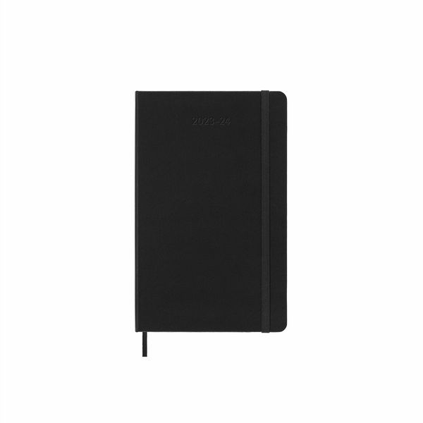 Moleskine-2024 18-Month Daily Large Hardcover Notebook-Black