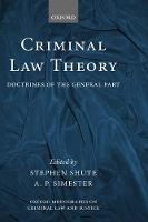 Criminal Law Theory: Doctrines of the General Part