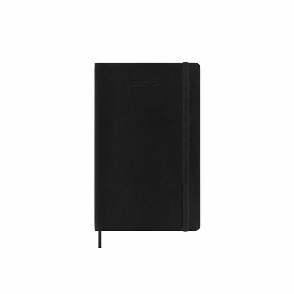 Moleskine-2024 18-Month Daily Large Softcover Notebook-Black
