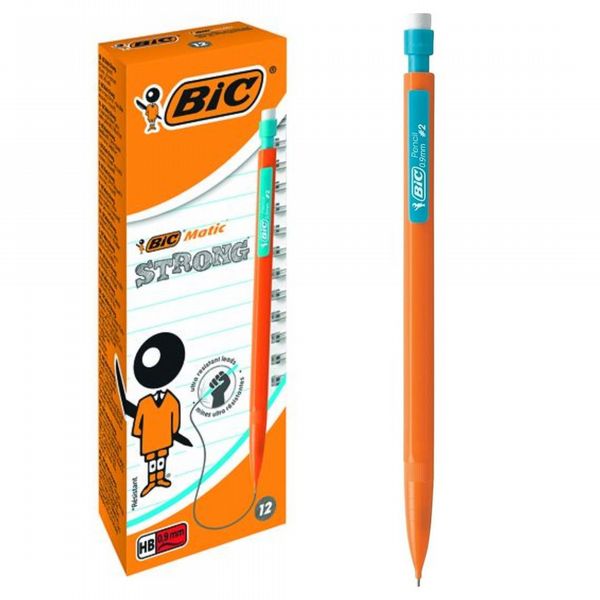 Bic Matic Strong Mechanical Pencil 0.9mm (12 Pack)