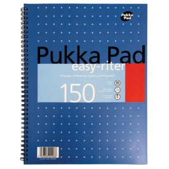 Pukka Easyriter Metallic A4 Writing Pad 80Gsm - Pack of 3