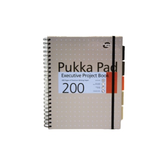 Pukka Pad A4 Executive Metallic Project Book Assorted - Pack of 3