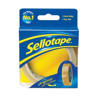Sellotape 6 Pack Original Golden Tape 24mm x 33m 1443254
