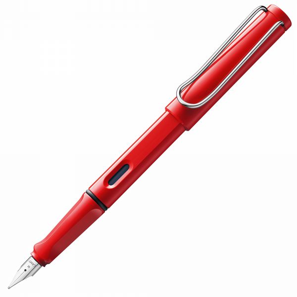 LAMY safari Red Fountain Pen - 3 nib sizes