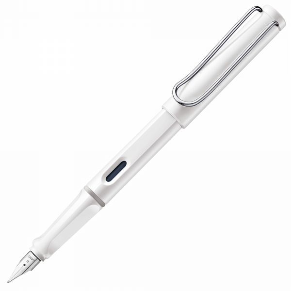 LAMY safari White Fountain Pen - 3 nib sizes