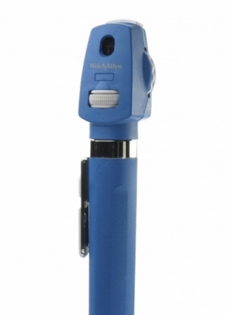 Pocket LED Ophthalmoscope - Blueberry With Handle