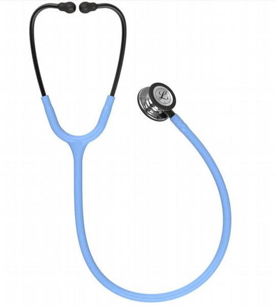 3M Littmann Classic III Monitoring Stethoscope Mirror Chestpiece, CBlue Tube