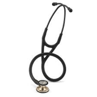 3M� Littmann Cardiology IV Stethoscope - Champagne Chestpiece - Black Tube - Smoke Stem/Headset 27