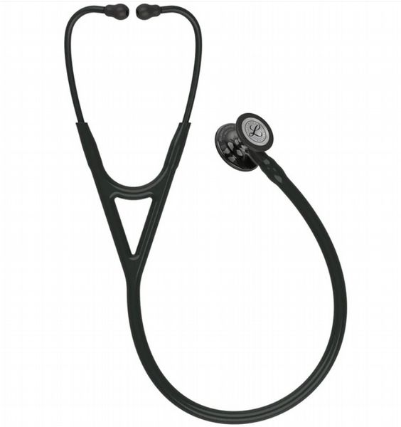 3M Littmann Cardiology IV Diagnostic Stethoscope High Polish Smoke Black Tube - 27