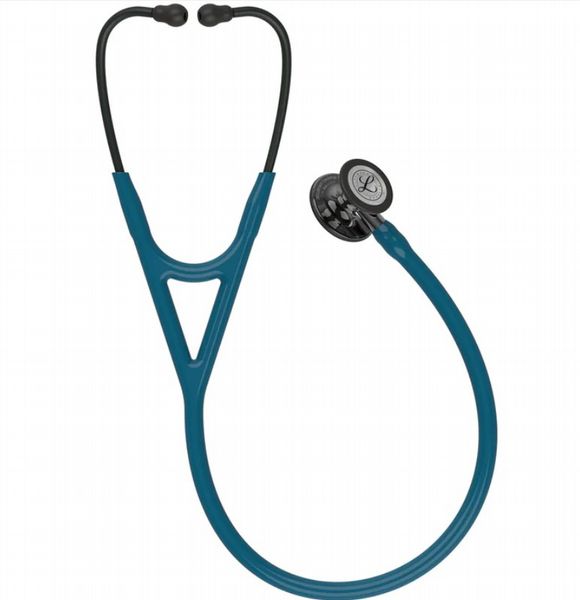 3M Littmann Cardiology IV Diagnostic Stethoscope, High Polish Smoke, Caribbean Tube - 27