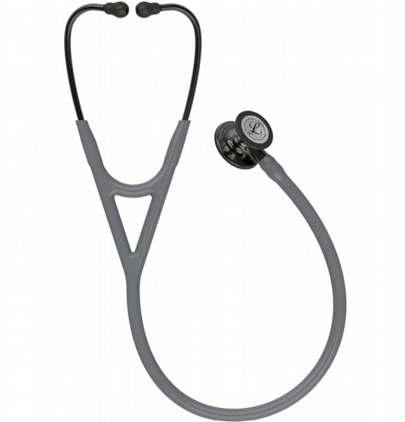 3M Littmann Cardiology IV Diagnostic Stethoscope High Polish Smoke Gray Tube - 27